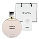 CHANEL香奈兒 CHANCE 粉紅甜蜜香水35ml +提袋及美妝小物 product thumbnail 1