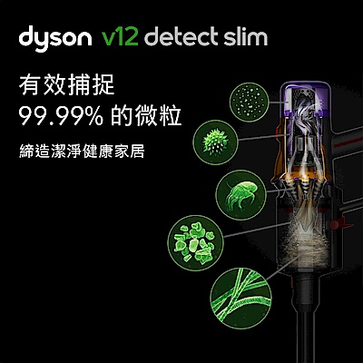 Dyson 戴森 V12 Detect Slim Fluffy SV20 輕量智慧無線吸塵器 | 無線吸塵器 | Yahoo奇摩購物中心