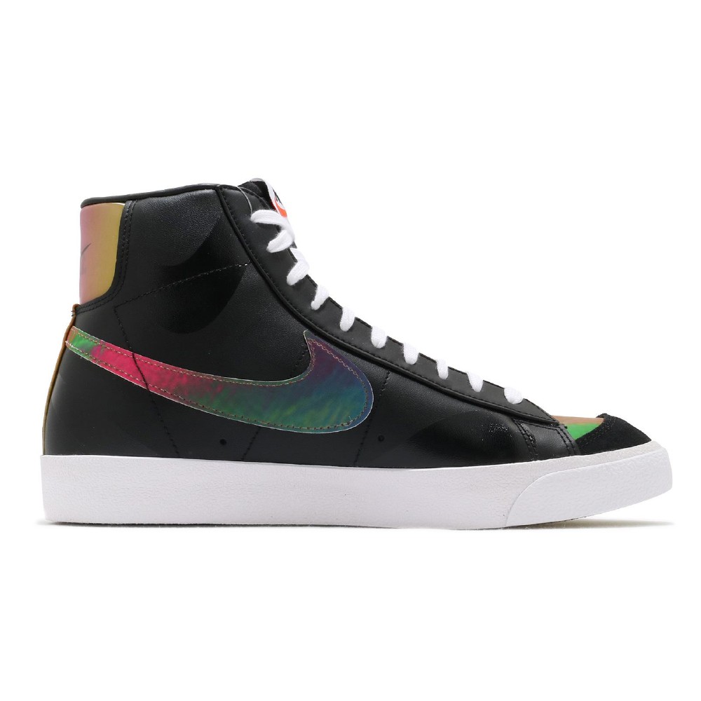 Nike 休閒鞋Blazer MID 77 運動男鞋經典款復古穿搭漸層色皮革簡約黑彩