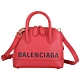 BALENCIAGA VILLE XXS 防刮小牛皮兩用艾瑪包(紅色) product thumbnail 1