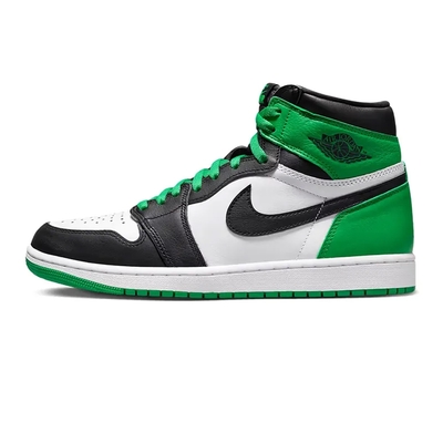 【NIKE 耐吉】休閒鞋 Air Jordan 1 High Lucky Green 幸運綠 綠黑 男鞋 DZ5485-031