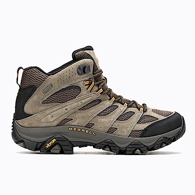 Merrell Moab 3 Mid [ML035795]男 戶外 登山 越野鞋 防水 黃金大底 耐磨 棕綠