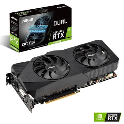 華碩 DUAL-RTX2060S-O8G-EVO RTX 2060 SUPER 顯示卡