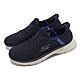 Skechers 休閒鞋 Go Walk 6-Free Hand 男鞋 藍 瞬穿科技 記憶鞋墊 健走鞋 套入式 216279NVBL product thumbnail 1