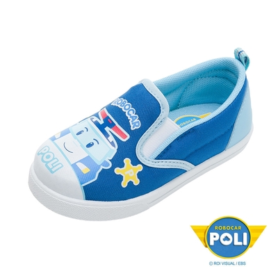 【POLI 波力】 童鞋 休閒鞋/POLI 好穿脫 輕量 舒適 MIT正版 藍(POKP34256)