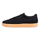 PUMA 女 運動休閒鞋 Suede Premium Logo 黑棕金 product thumbnail 1