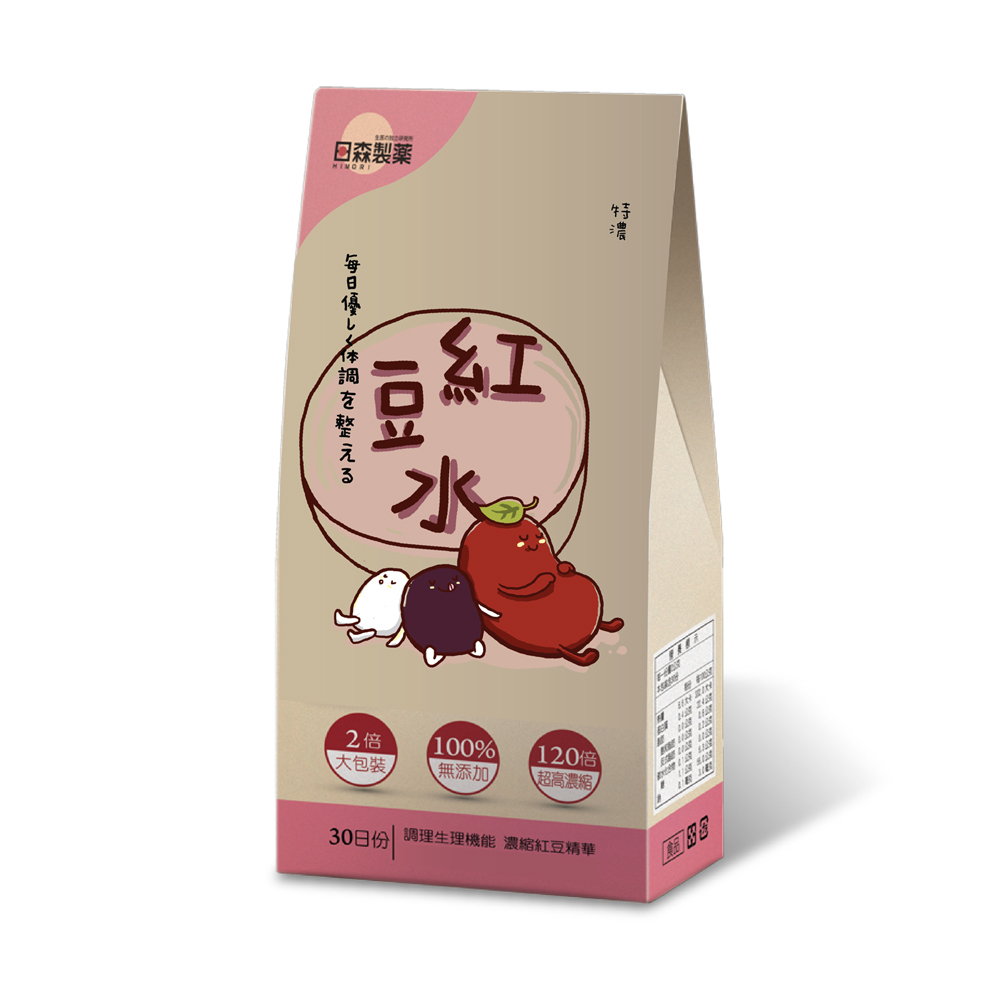 日森製藥 特濃紅豆水 30日份/60g