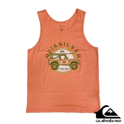 【QUIKSILVER】COASTAL GROOVES TANK 背心 橘色