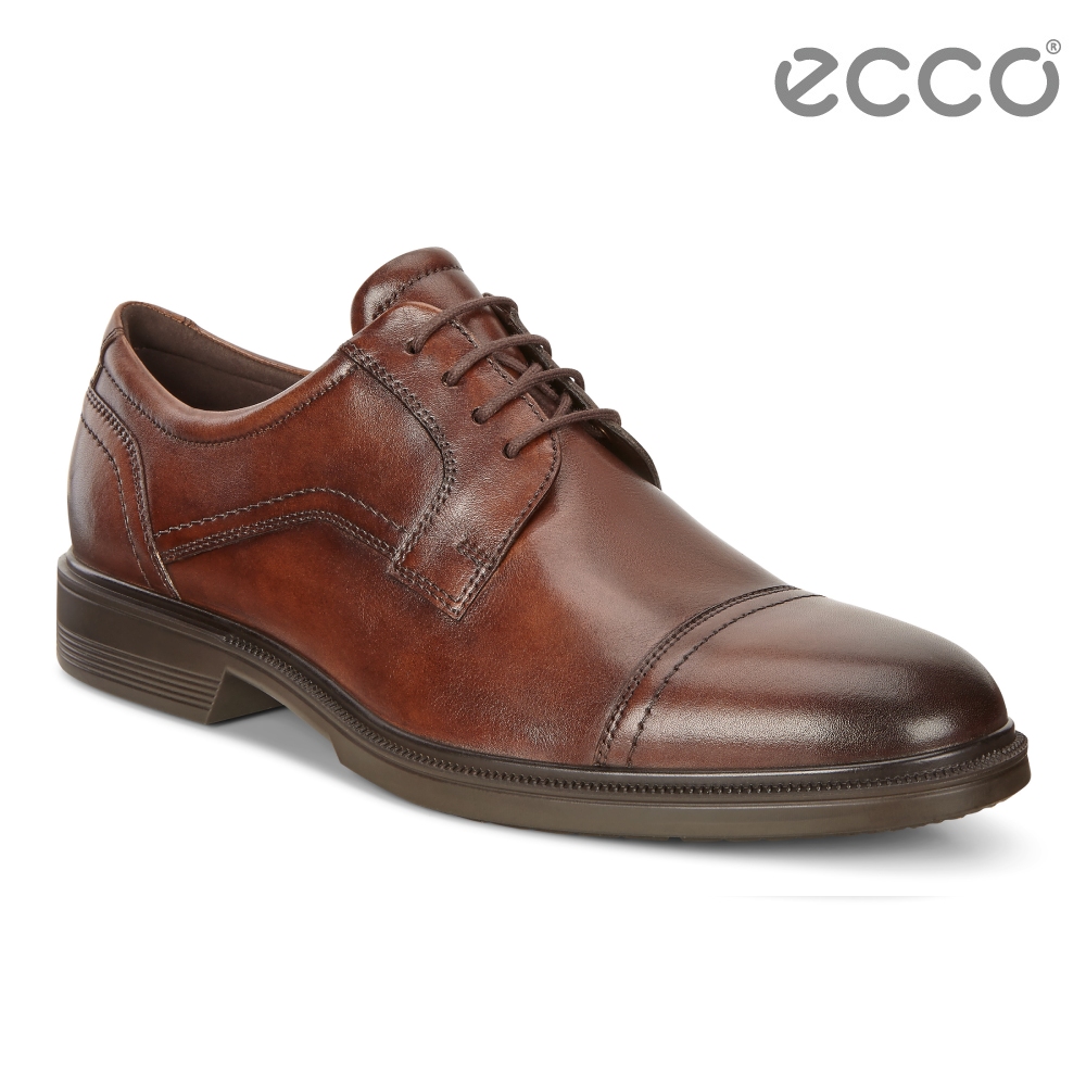 ECCO LISBON 商務正裝紳士鞋 男-棕色