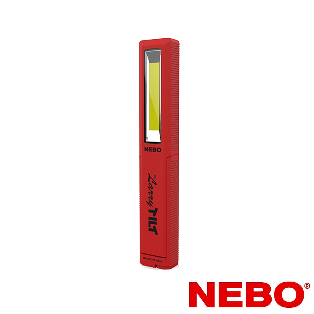 【NEBO】Larry Tilt任意傾斜COB LED手電筒-紅(NE6539TB-R)