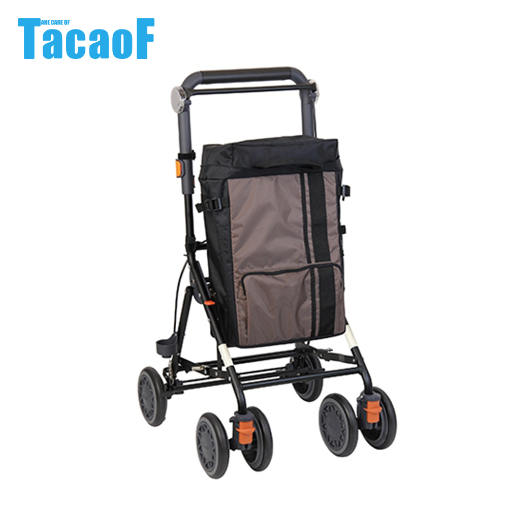 日本TacaoF幸和 時尚購物助步車-棕色