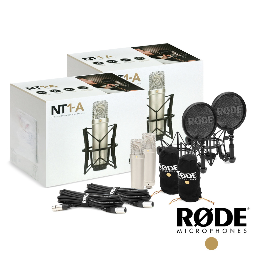 RODE 電容式麥克風（已配對、一對）NT1AMP