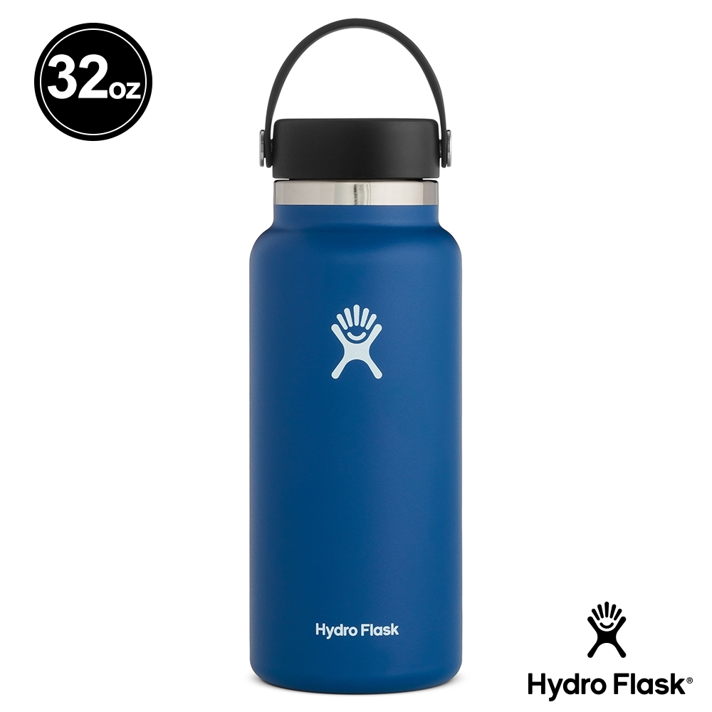 Hydro Flask 32oz/946ml 寬口提環保溫瓶 鈷藍色