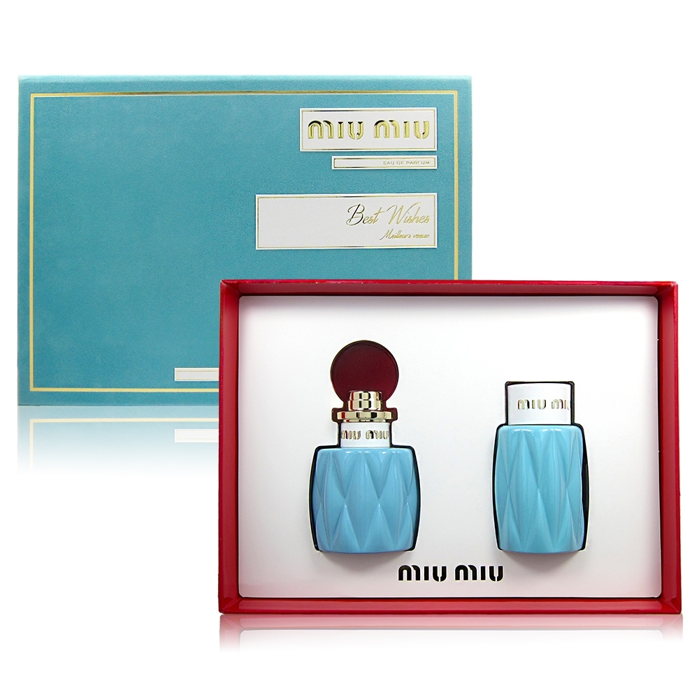 MIU MIU 繆斯女神淡香精 50ml+ 繆斯女神乳液 100ml 禮盒組(限量)