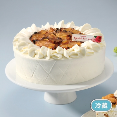 亞尼克蛋糕 焦糖烤鳳梨8吋蛋糕1入(禮盒/送禮/團購/伴手禮)