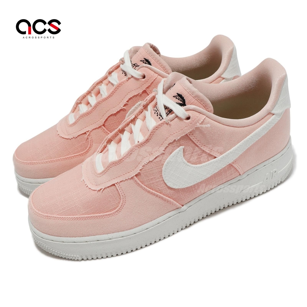 Nike 休閒鞋 Air Force 1 07 RPM NN 粉紅 白 男鞋 女鞋 AF1 環保回收材質 DM0208-800