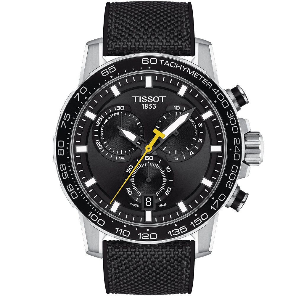 TISSOT 天梭 官方授權 Supersport 計時手錶 送禮推薦-45.5mm T1256171705102