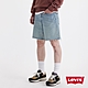 Levi's 男款 468StayLoose中腰膝上不收邊寬鬆牛仔短褲 product thumbnail 1