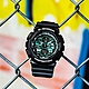 CASIO 卡西歐 G-SHOCK 暗夜時刻 午夜綠迷彩雙顯計時手錶 GA-140MG-1A product thumbnail 1