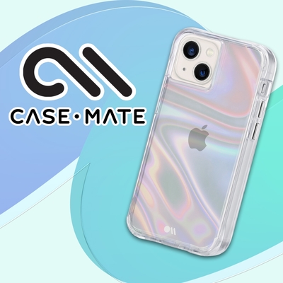 美國 CASE·MATE iPhone 14 Soap Bubble 幻彩泡泡環保抗菌防摔保護殼