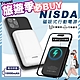 NISDA 最大20W 支援Magsafe磁吸式行動電源-兩孔輸出+無線充電10000mAh 加贈iPhone 12系列磁吸殼 product thumbnail 1