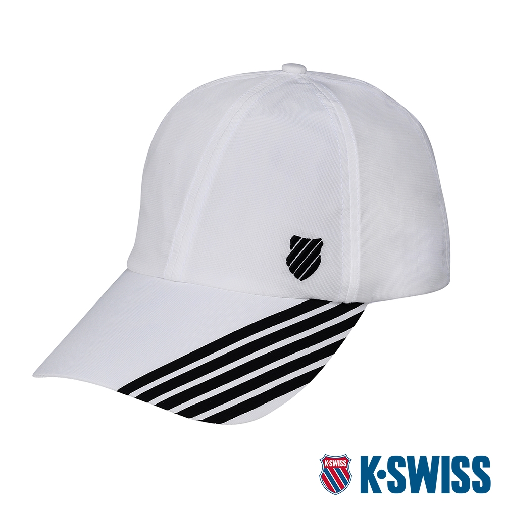 K-SWISS KS Performance Cap排汗運動帽-白