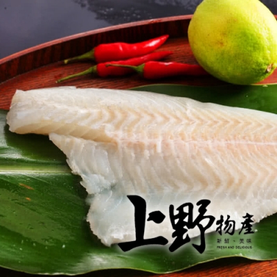 【上野物產】鮮凍金目鱸魚清肉排 x10片(180g±10%/片)