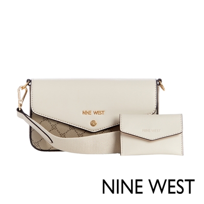 NINE WEST PEACHES 信封式斜背包-LOGO紋(523578)