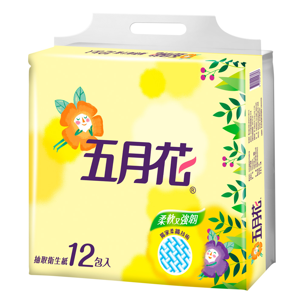 五月花花園版抽取式衛生紙100抽x72包 箱 五月花 得意 柔情 Yahoo奇摩購物中心