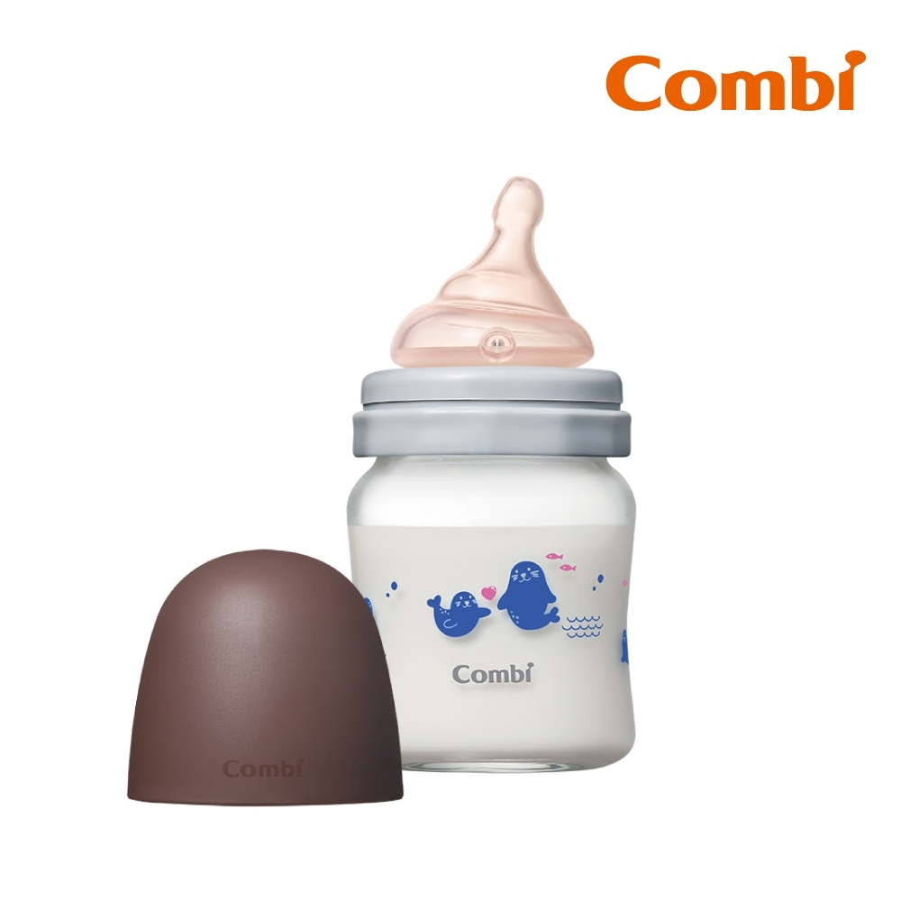 【Combi】真實含乳寬口玻璃奶瓶120ml product image 1