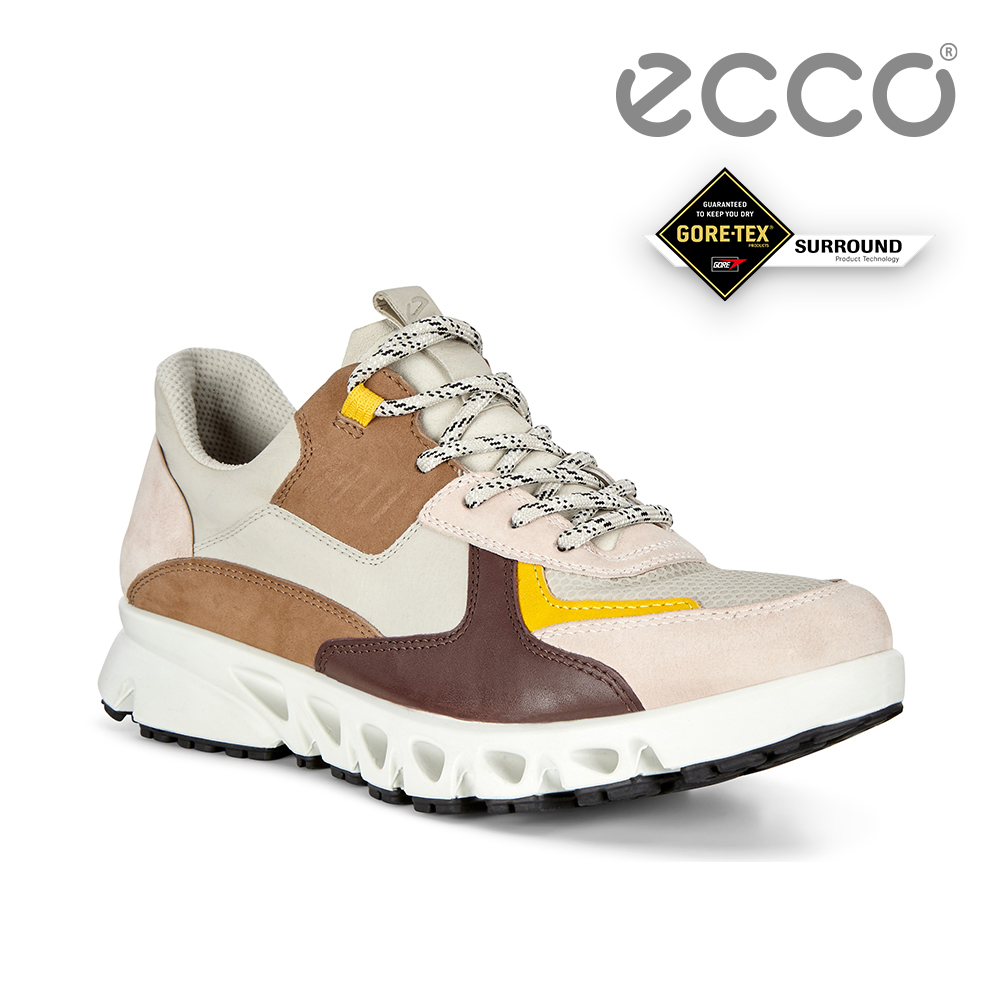 ECCO MULTI-VENT W 全方位城市戶外防水運動休閒鞋 女鞋砂礫色