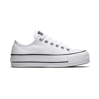 Converse Ctas Lift 女鞋 白色 低筒 厚底 帆布 增高 休閒鞋 560251C