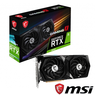 MSI 微星 GeForce RTX 3050 GAMING X 8G 顯示卡