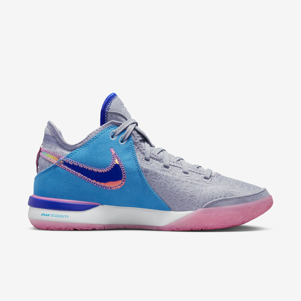 Nike Zoom LeBron NXXT Gen EP [DR8788-002] 男籃球鞋運動氣墊耐磨灰紫