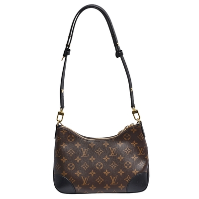 AUTHENTIC Louis Vuitton Boulogne, Monogram Black, M45831