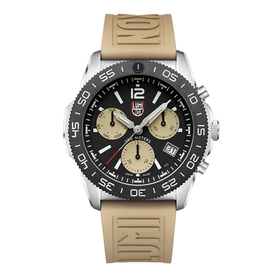 LUMINOX 雷明時Pacific Diver Chrono太平洋潛行者雙曆計時腕錶–卡其 / 3150