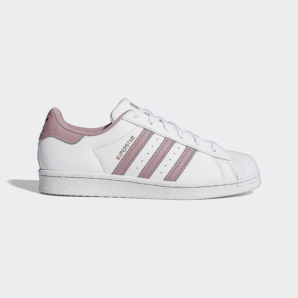 ADIDAS SUPERSTAR W 女休閒鞋-白粉-GY5987