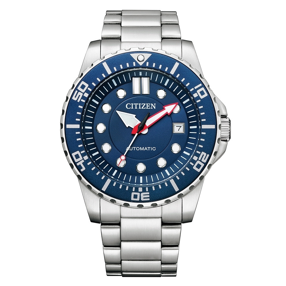 CITIZEN 星辰Mechanical經典藍面機械腕錶NJ0121-89L