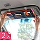 荷生活 汽車遮陽板專用收納包卡匣式行照駕照分格整理袋手機卡槽-2入 product thumbnail 1