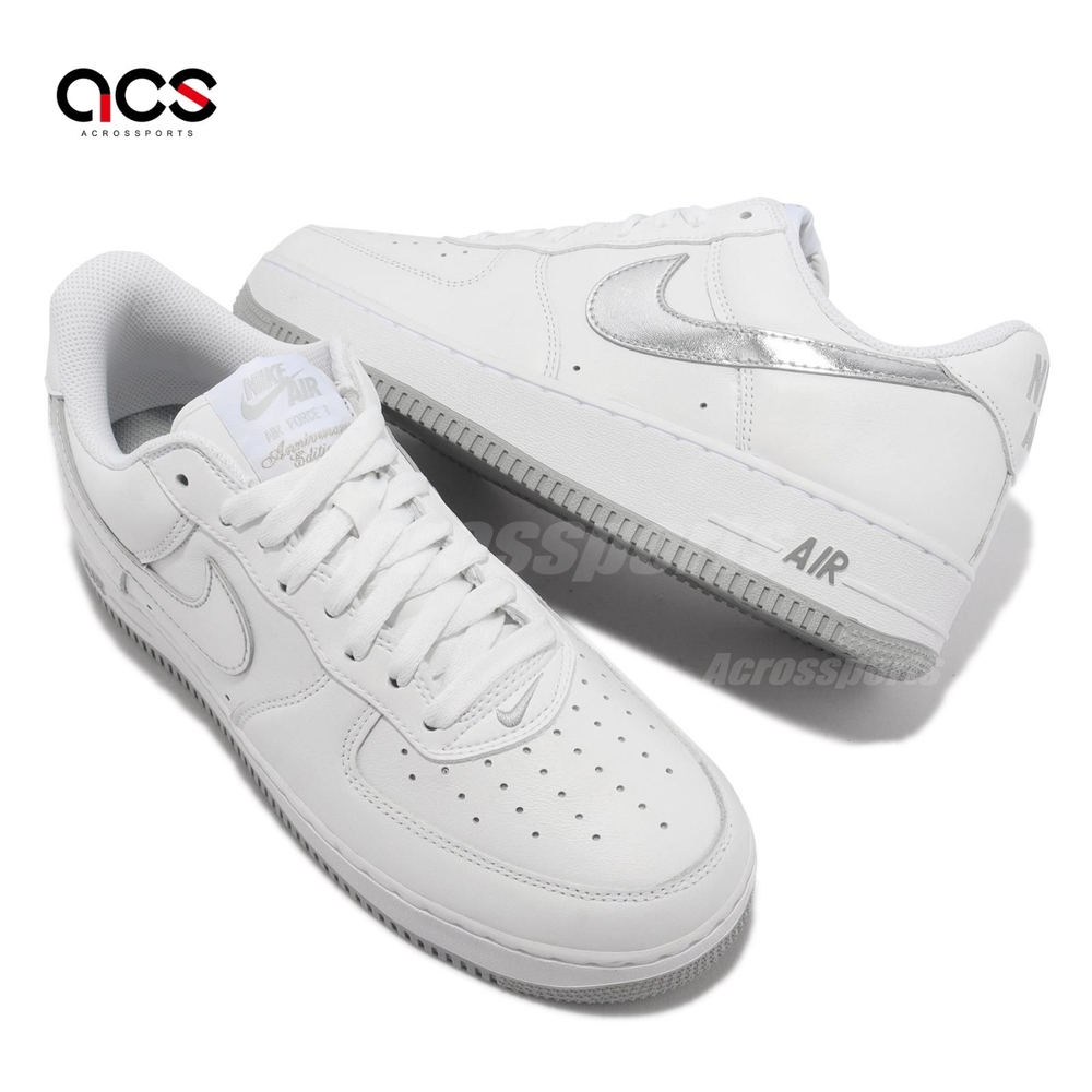 Nike Air Force 1 Low Retro 男鞋白銀Color Of The Month 牙刷DZ6755