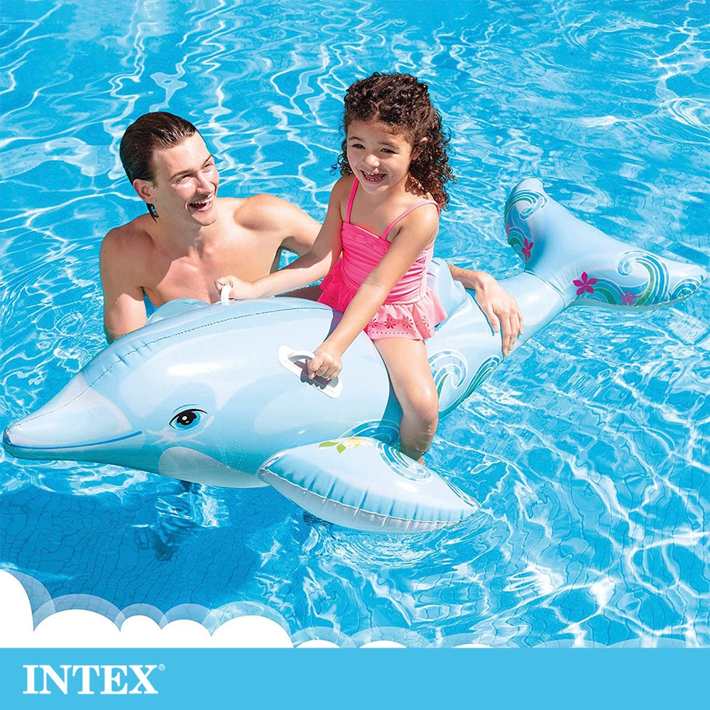 INTEX 小花海豚座騎175x66cm 適3歲+ (58535NP)