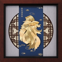 金箔畫 純金 素雅系列【金玉滿堂】...30x30cm