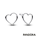 【Pandora官方直營】鏤空愛心耳環 product thumbnail 1