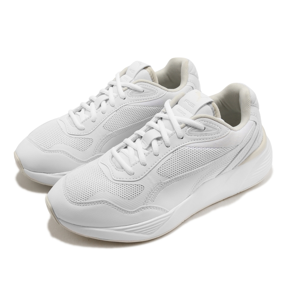 Puma 休閒鞋 RS Metric Core 男鞋 白 米色 皮革 拼接 厚底 復古 小白鞋 38716601