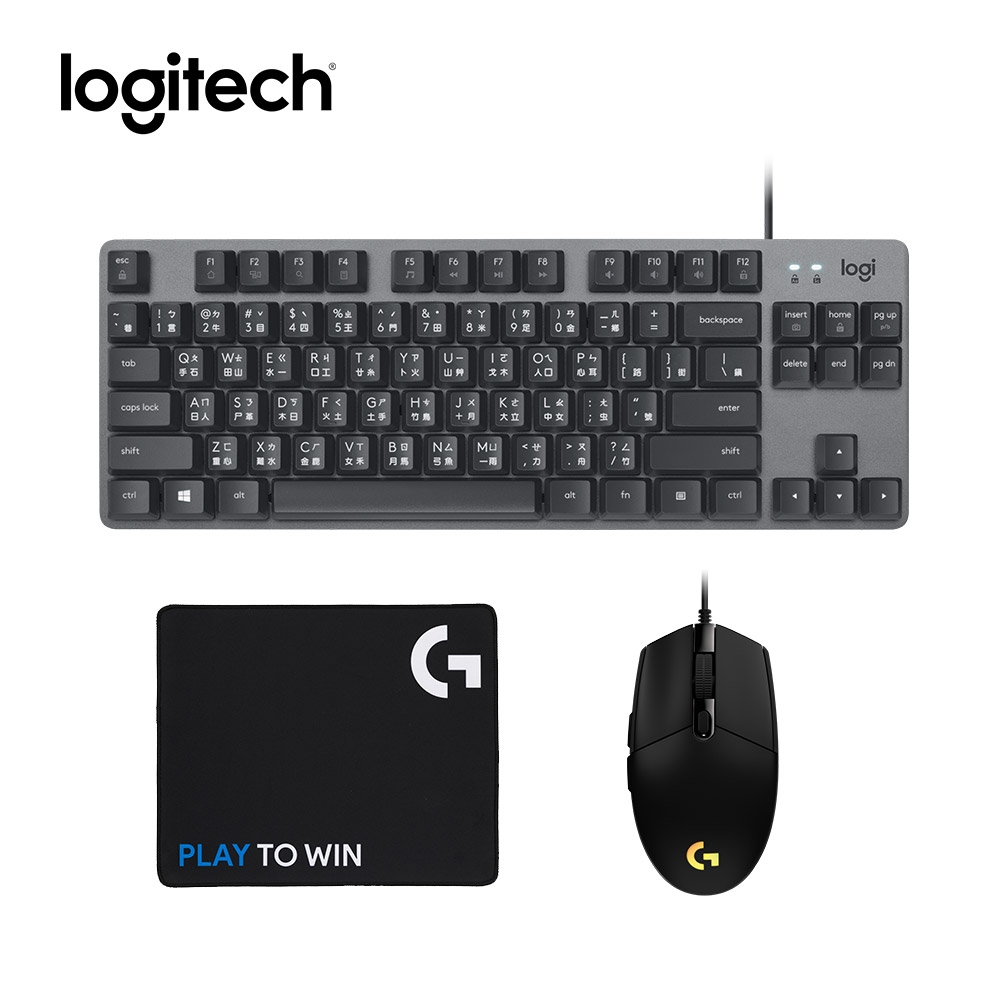 羅技 logitech K835 TKL+G102 超值辦公遊戲鍵盤滑鼠禮盒組