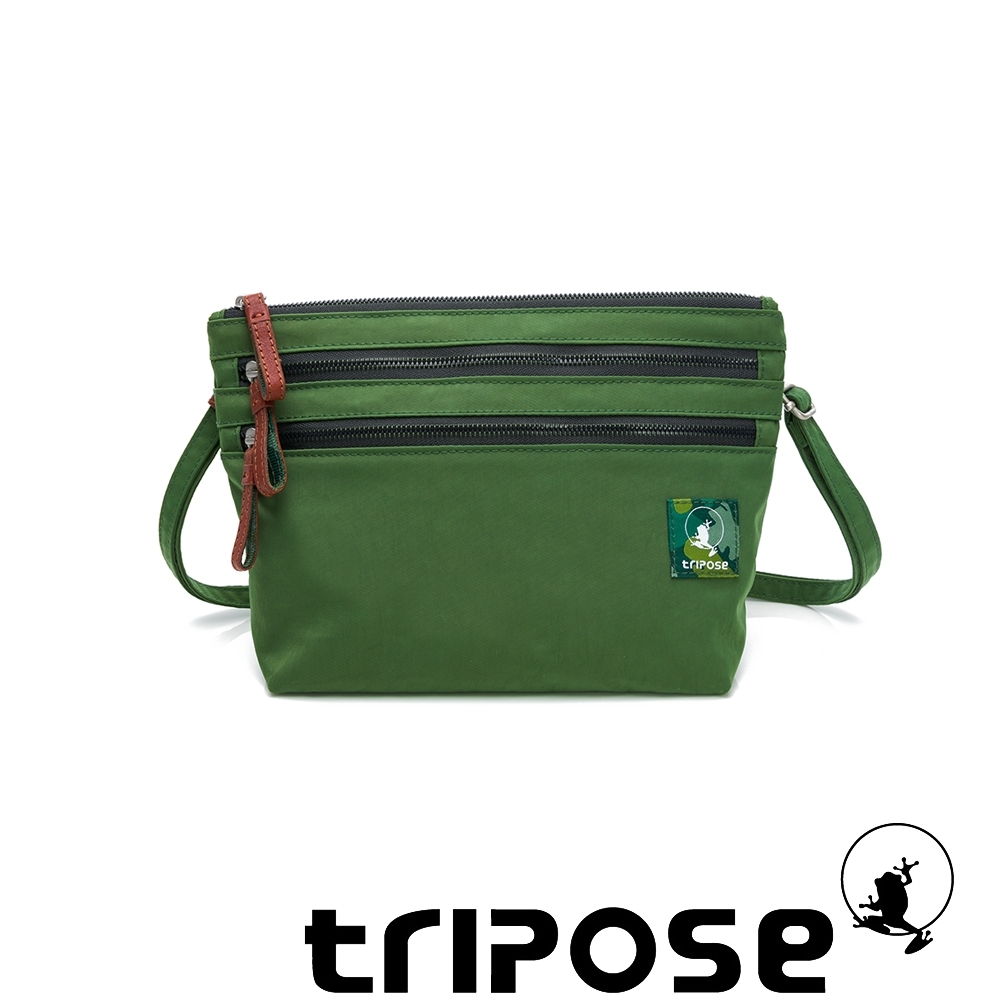 tripose  MIN多功能袋中袋斜背包 草地綠