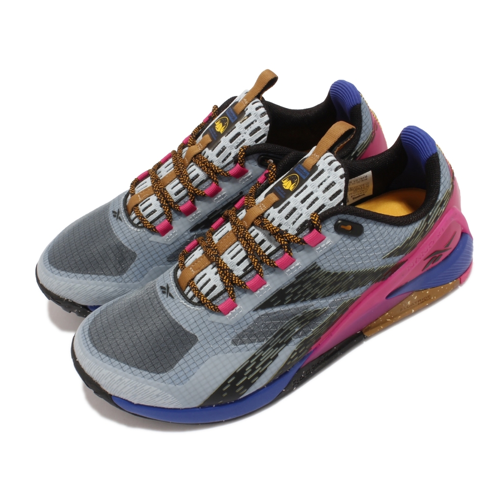 Reebok 訓練鞋Nano X1 TR Adventure 女鞋 室內外訓練 支撐 穩定 包覆 運動 灰黑 粉 H67963