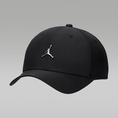 NIKE 帽子 棒球帽 運動帽 遮陽帽 AJ 喬丹 J RISE CAP S CB MTL JM 黑 FD5186-010 (3422)
