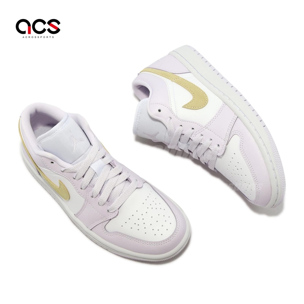 Nike Wmns Air Jordan 1 Low 白紫黃女鞋AJ1 Barely Grape DC0774-501