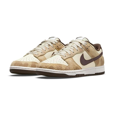 Nike Dunk Low PRM Cheetah 獵豹 米白棕 絨面 仿生 復古 休閒鞋 男鞋 DH7913-200